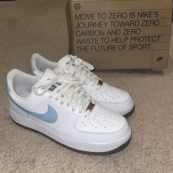 Nike Other - Nike Air Force 1 Low '07 LV8 Indigo White CZ0338-100 Men’s Size 10 Women’s 11.5